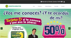 Desktop Screenshot of creditosdirectos.com.uy